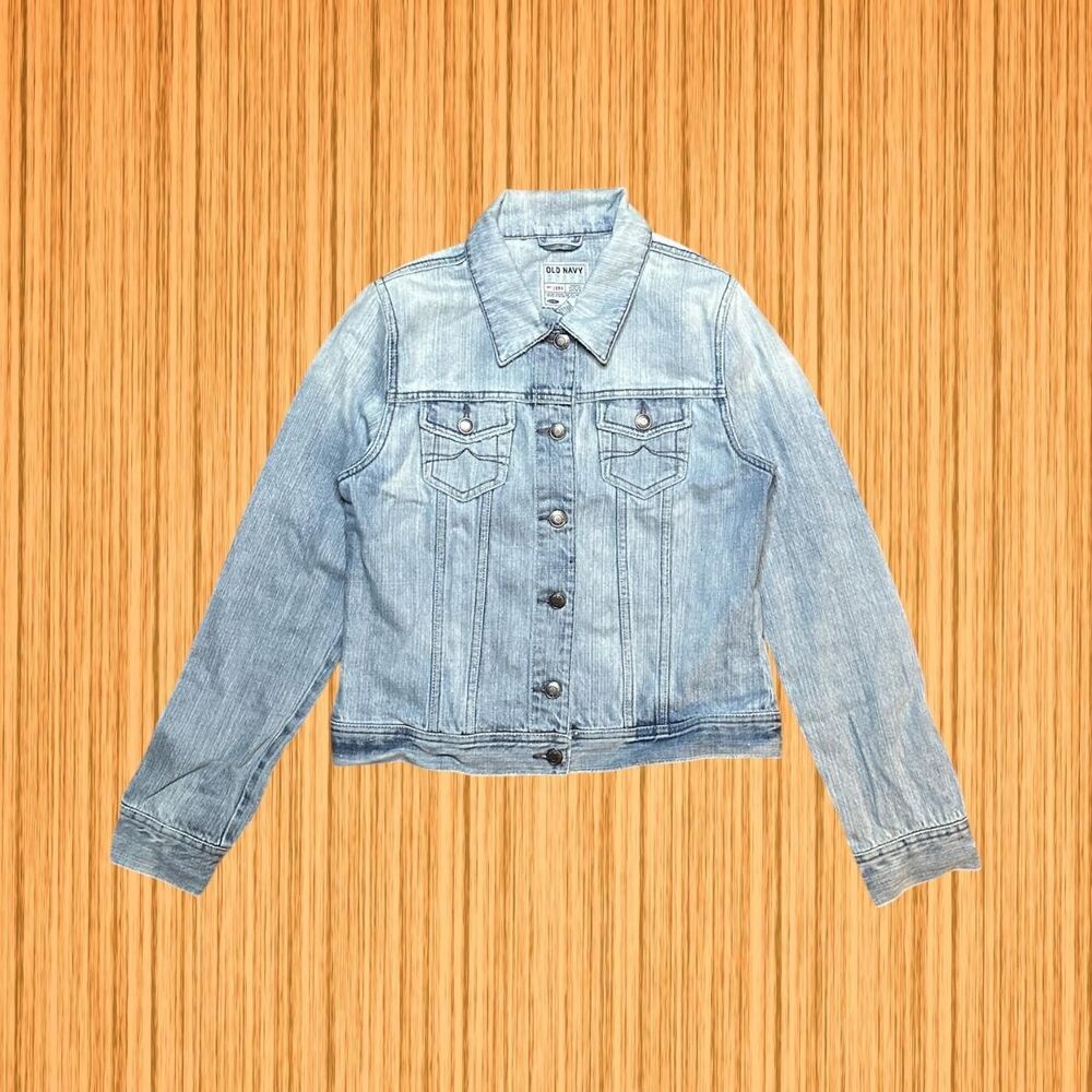 Vintage Y2K Old Navy Rigid Denim Trucker Jacket